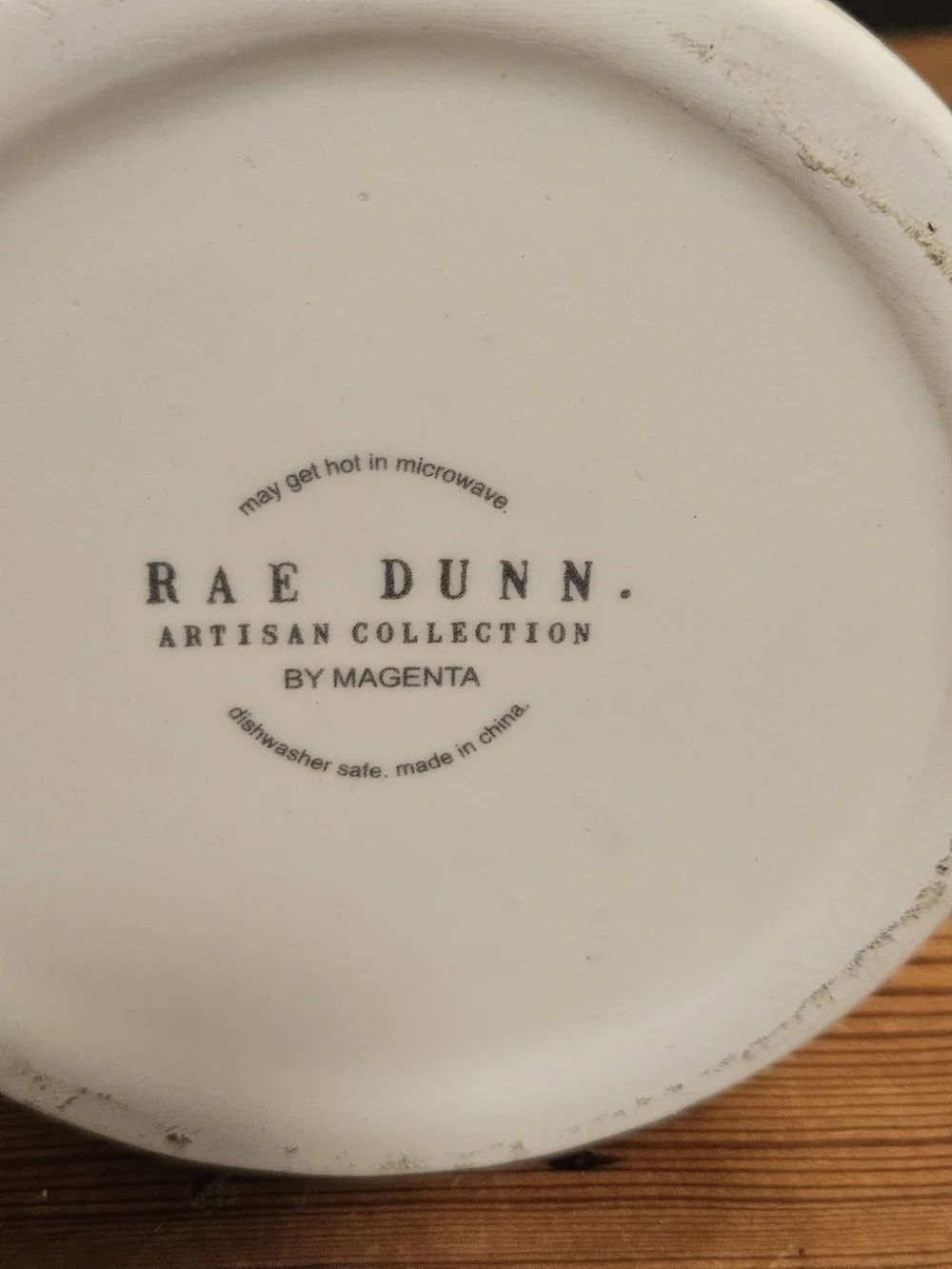 Rae Dunn Ceramic 'MIX' Canister - Cream Kitchen Storage
